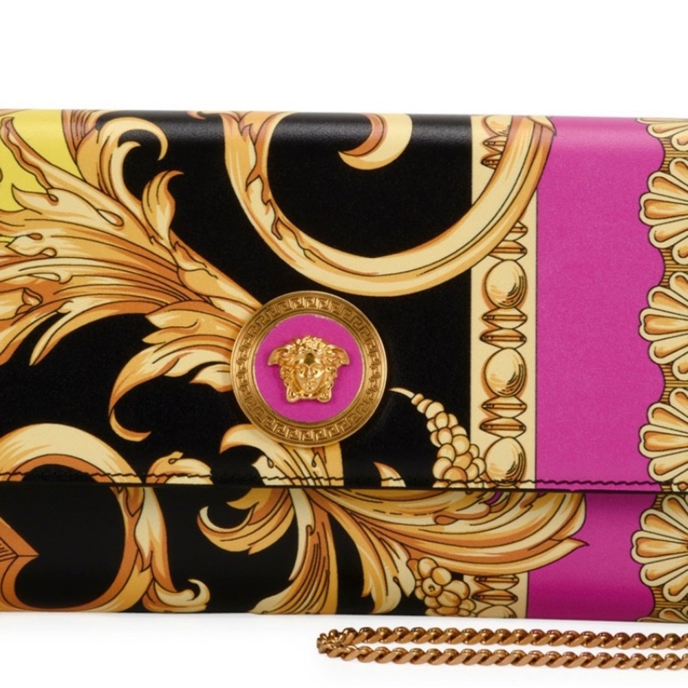 Versace The Goddess Clutch Collection Nero Multicolor